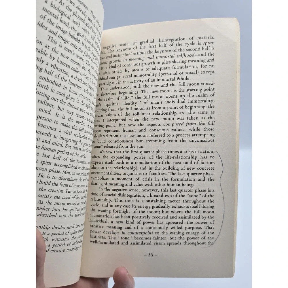 The‎ Lunation Cycle by Dane Rudhyar (Paperback, 1967) Personality Understanding